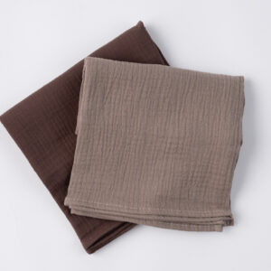 Musliiniharso 2kpl luomupuuvillaa ruskea